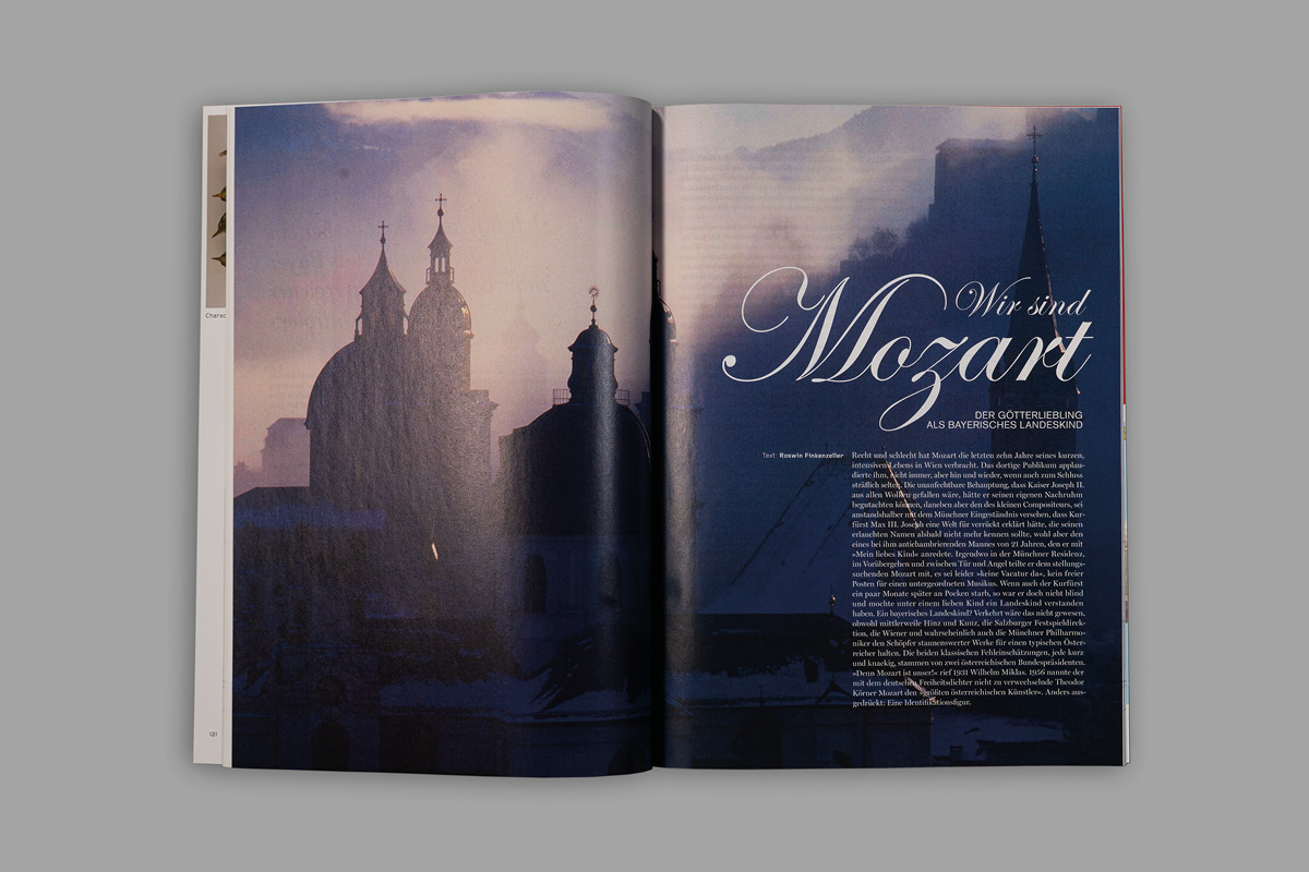 Design eines klassischen und eleganten Layouts für die Kulturzeitschrift aviso.