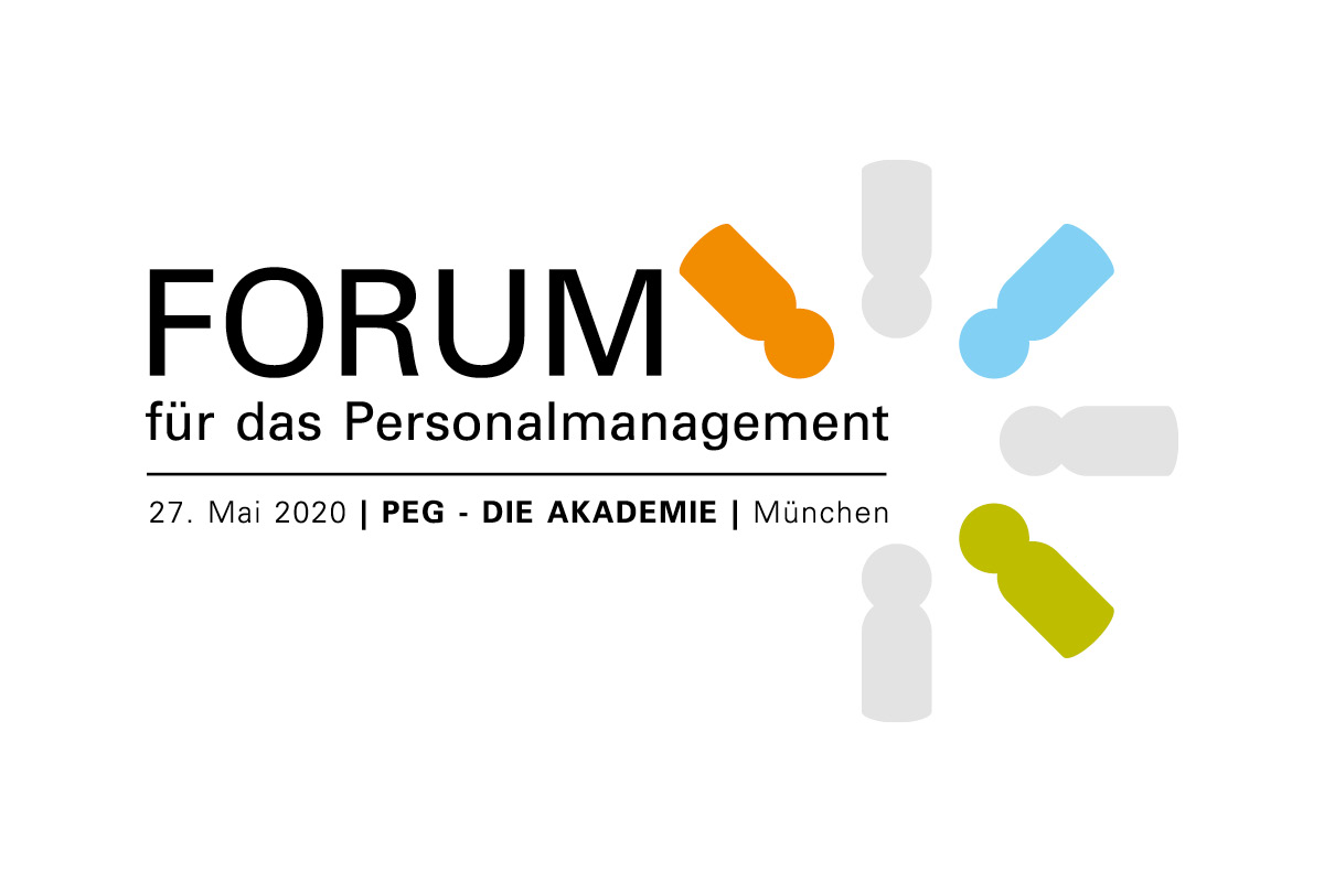 Logogestaltung für das Personalmanagement der PEG – Die Akademie in München.
